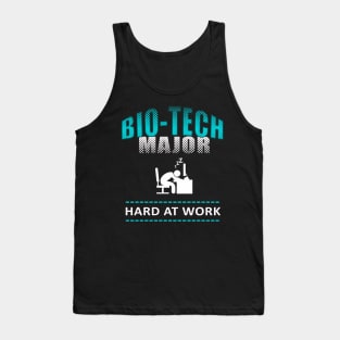 Bio-Tech College Major Funny Design Tank Top